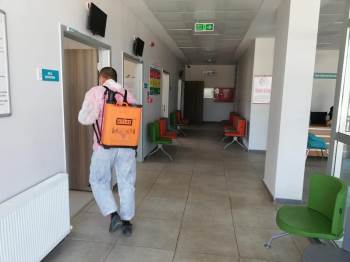 Aslanapa’Da Dezenfekte Çalışmaları
