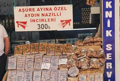 Aşure bereketi incir satışlarını hareketlendirdi