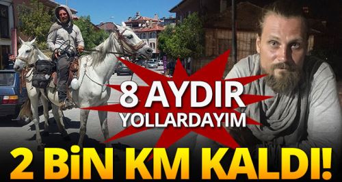 At üstünde 4 bin km yol geldi