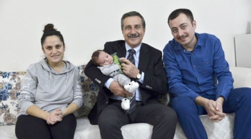 Ataç'tan Ünlü ailesine ziyaret