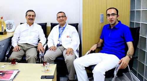 Ataç yeni başhekimi ziyaret etti