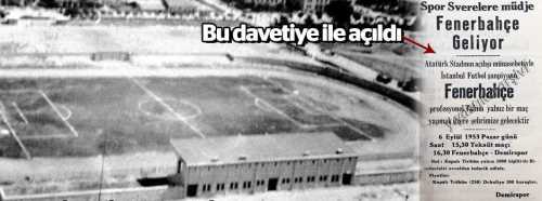 ATATÜRK STADI TARİH OLUYOR