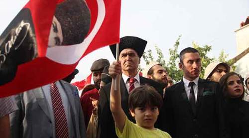 Atatürk'ün Eskişehir'e gelişi coşkuyla kutlandı