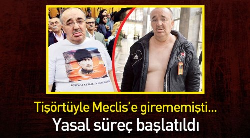 Atatürklü tişört olayında yasal süreç başlatıldı