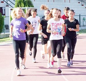 Atletler sıkı hazırlanıyor