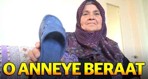 Attığı terlik silah sayılan anneye beraat