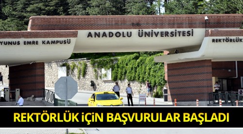 AÜ Rektörlüğü için başvurular başladı