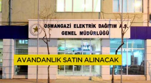 Avadanlık satın alınacak