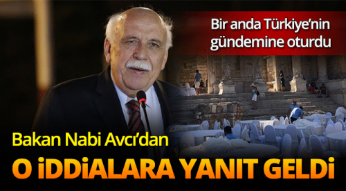 Avcı'dan AKM ve "Efes'te düğün" açıklaması