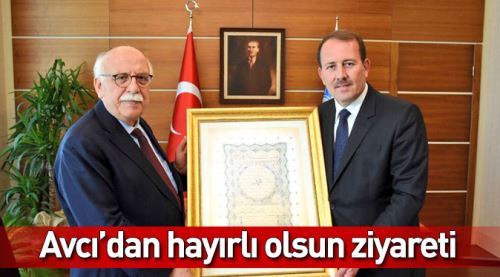 Avcı'dan Karacan'a hayırlı olsun ziyareti