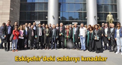 Avukatlık bürosuna yapılan saldırıyı kınadılar