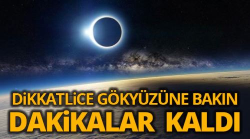 Ay tutulması Türkiye'den de izlenebilecek