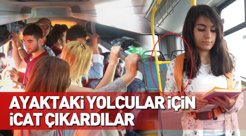 Ayaktaki yolcular için icat çıkardılar!