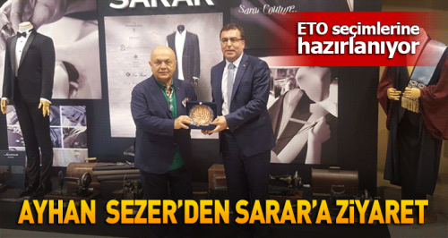 Ayhan Sezer'den SARAR'a ziyaret