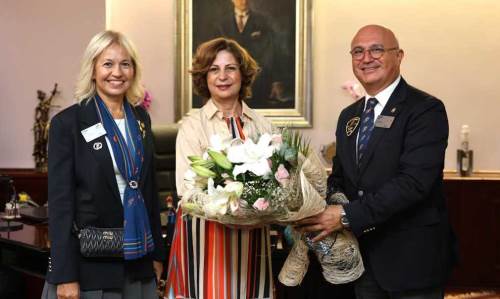 Ayşe Ünlüce Rotary temsilcileriyle buluştu