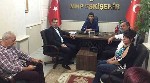 Azerbaycanlılar MHP'yi ziyaret etti