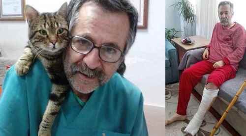Baba oğul veteriner hekimi darp etti