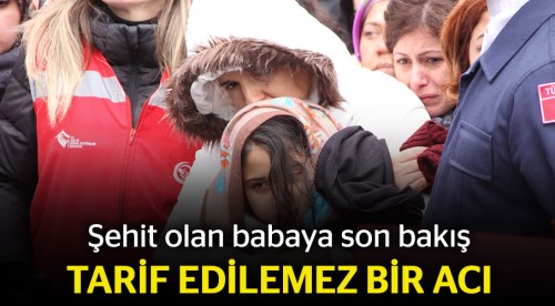 Babasına son bakışı yürekleri dağladı