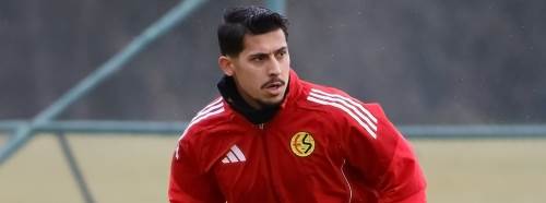 Bahadır takımla çalışıyor