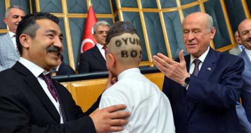 BAHÇELİ ŞAŞTI KALDI