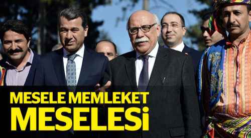Bakan Avcı: "Mesele memleket meselesi"