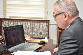 Bakan Selçuk’La Telekonferans Yoluyla Yapılan Toplantıya Katıldı
