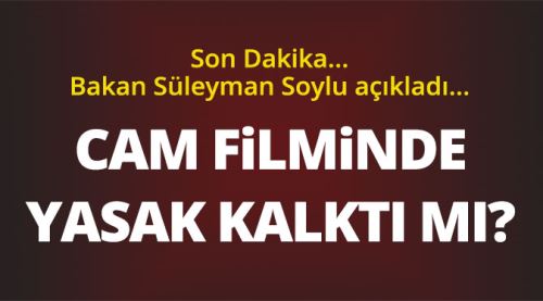 Bakan Soylu'dan son dakika cam filmi açıklaması!