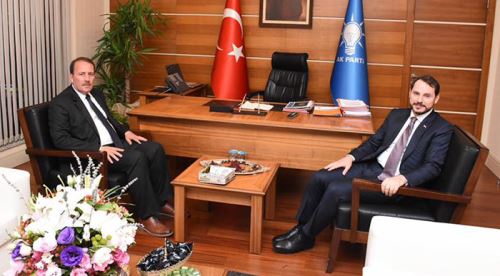 Bakanlar Harun Karacan'ı ziyaret etti