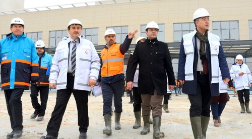 Bakanlık heyeti Şehir Hastanesi'nde