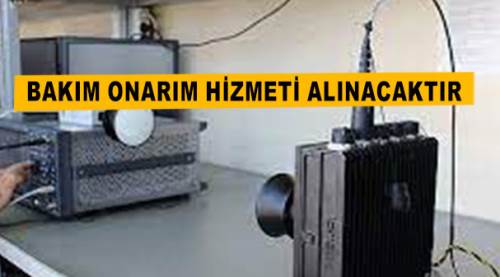 Bakım onarım hizmeti alınacaktır