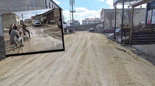 Baksan'ın "balıklı yolu" onarıldı, diğer sokaklar bekliyor