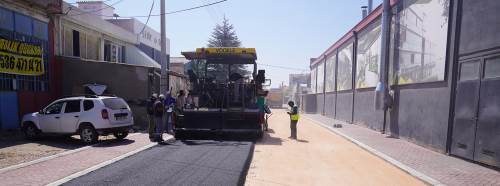 Baksan Sanayi Sitesi’nde yollar yenileniyor