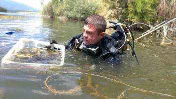 Balık Adamlar Su Altını, Gönüllüler Kıyıları Temizledi
