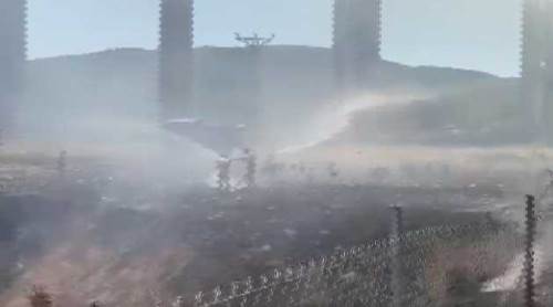 Balıkesir'de büyükbaş hayvan çiftliğinde yangın