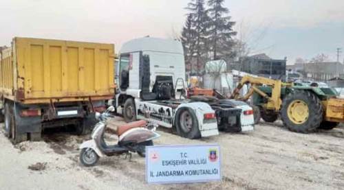 Balıkesir'den çalıp, Eskişehir'e getirdiler!
