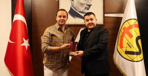 Balıkesirspor yönetiminden Eskişehirspor'a nezaket ziyareti