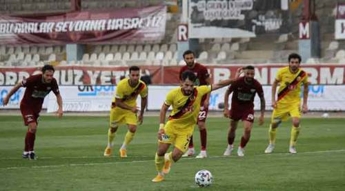 Bandırmaspor - Eskişehirspor: 1 - 1 (Geniş maç özeti)