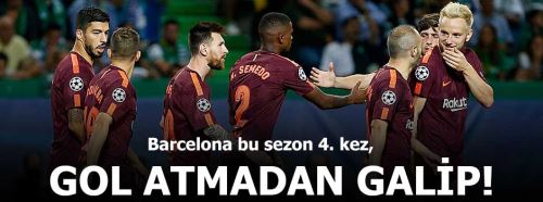 Barcelona Lizbon'u gol atmadan yendi: 0-1