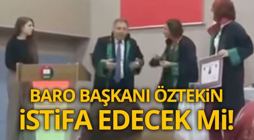Baro Başkanı Rıza Öztekin istifa edecek mi