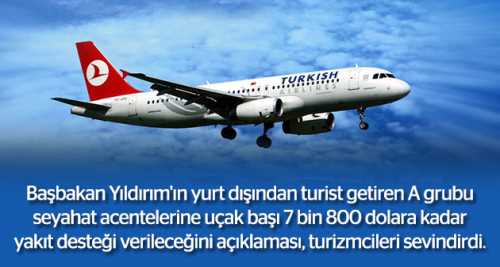 Başbakan'ın açıklaması turizmcileri sevindirdi