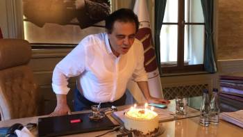 Basın Mensupları Başkan Şahin’İn Doğum Gününü Kutladı
