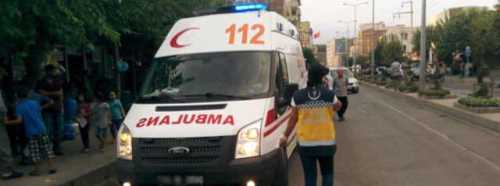  Başına saç levha düşen kişi yaralandı