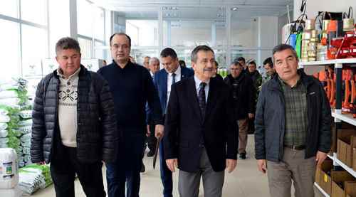 Başkan Ahmet Ataç çiftçilerle buluştu