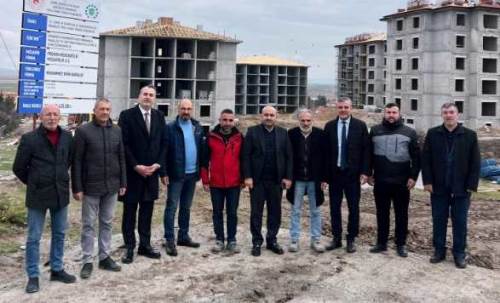 Başkan Albayrak, Mahmudiye TOKİ Projesini yerinde inceledi