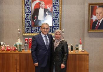 Başkan Alim Işık, Şehit Annesini Makamında Ağırladı
