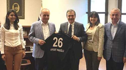 Başkan Ataç’dan Nuhoğlu ziyareti