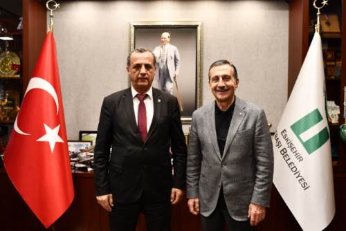 Başkan Ataç DSP İlçe Başkanı ile bir araya geldi