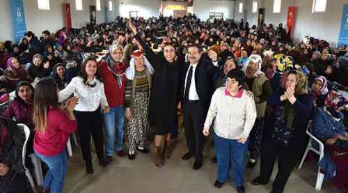 Başkan Ataç kırsalda 3 bin kadın ile buluştu