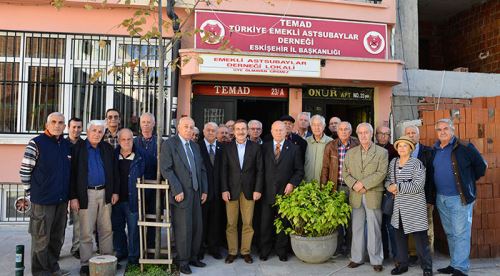 Başkan Ataç TEMAD'ı ziyaret etti