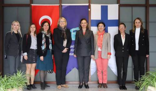 Başkan Ayşe Ünlüce’ye Finlandiya'dan özel ziyaret